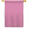 Guarderia Pink Novelty Merchant 28 x 40 in. Double-Sided Horizontal House Flags for Decoration Banner Garden GU4079952